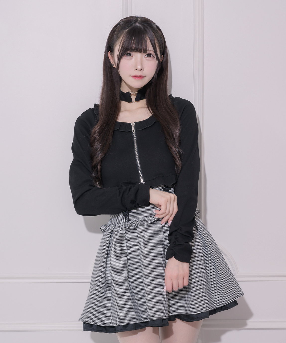 フロントファスナーチョーカートップス – pium