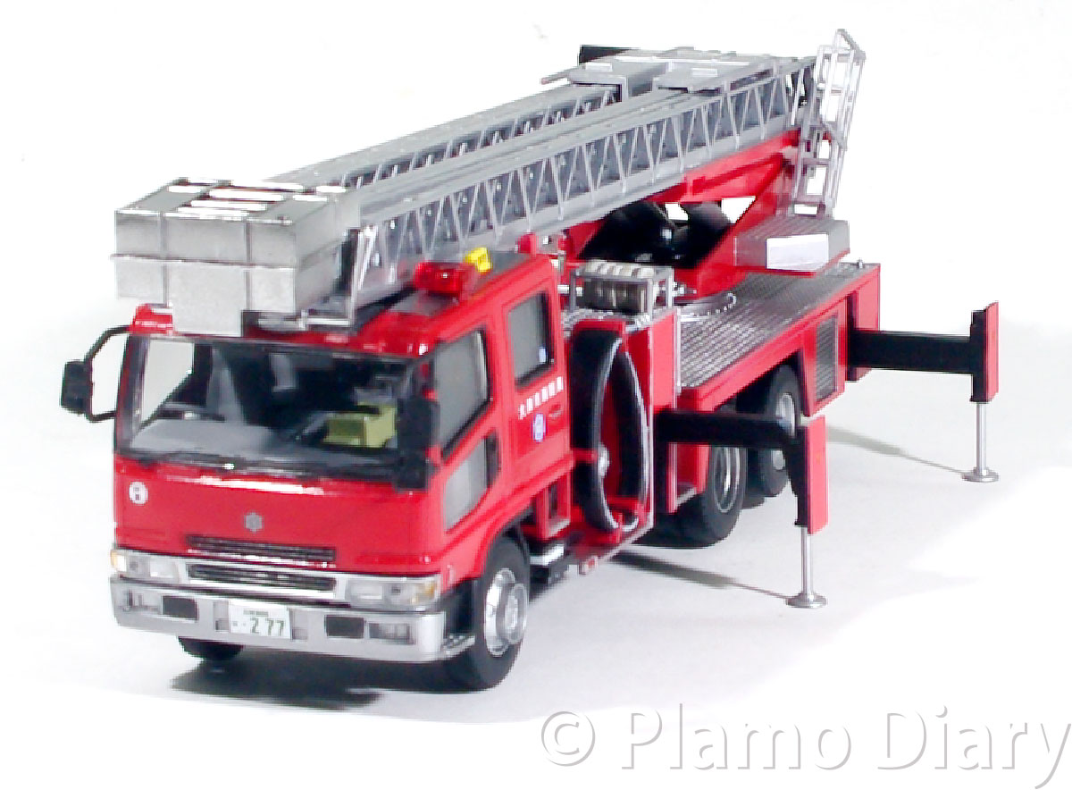 プラモ日記 » はしご付き消防車 大津市消防局東はしご1 その8 完成!!