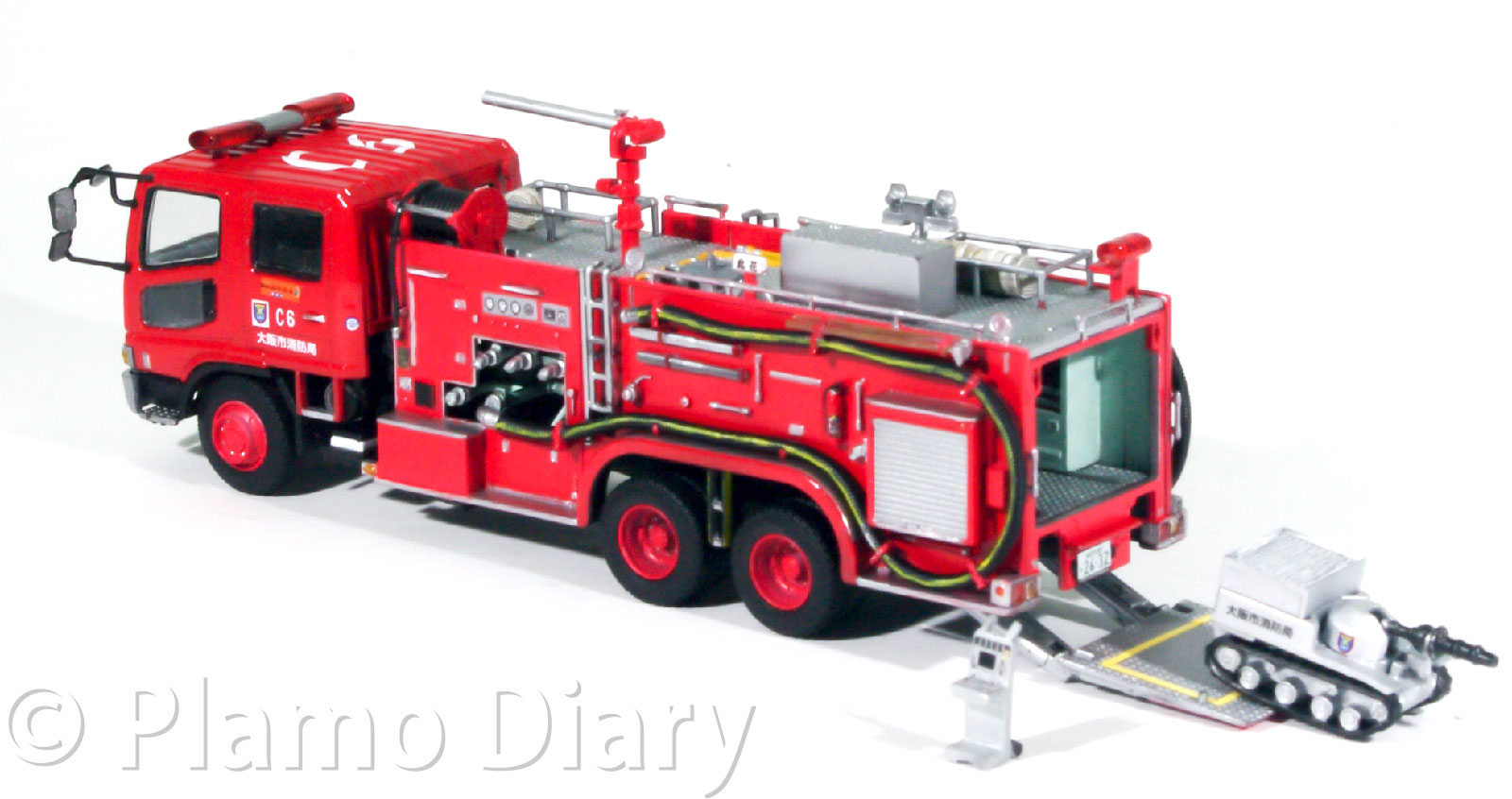 プラモ日記 » 化学消防ポンプ車 大阪市消防局C6 その7 完成!!