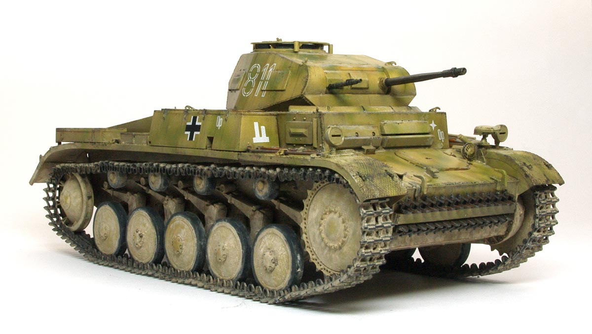 プラモ日記 » ドイツ・2号戦車F型(1/24) その9 完成!!