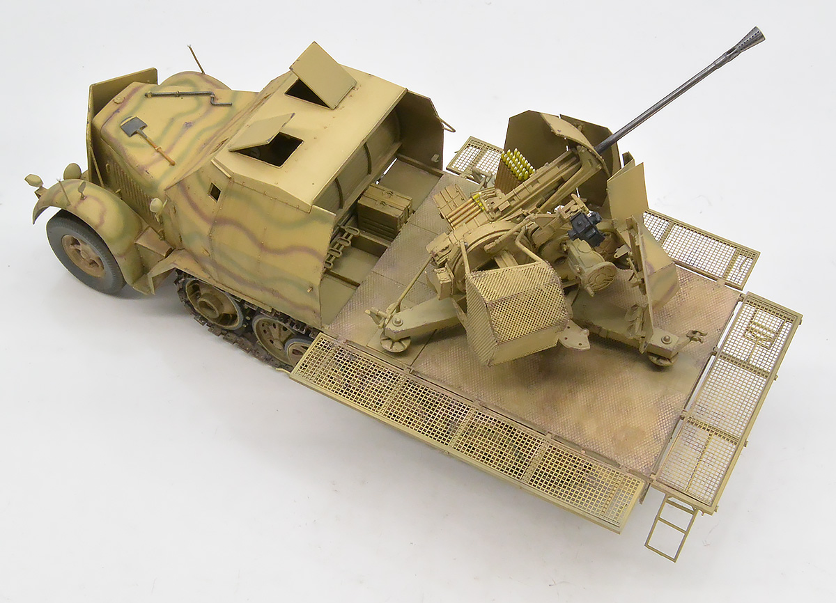 プラモ日記 » ドイツ・8t装甲ハーフトラック3.7cmFlak43搭載型 その6