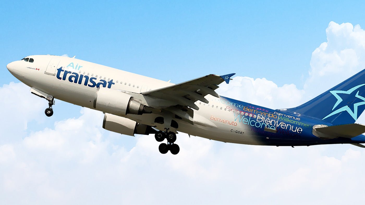 Air Transat A310: A Final Flight of Mercy – MotoArt PlaneTags