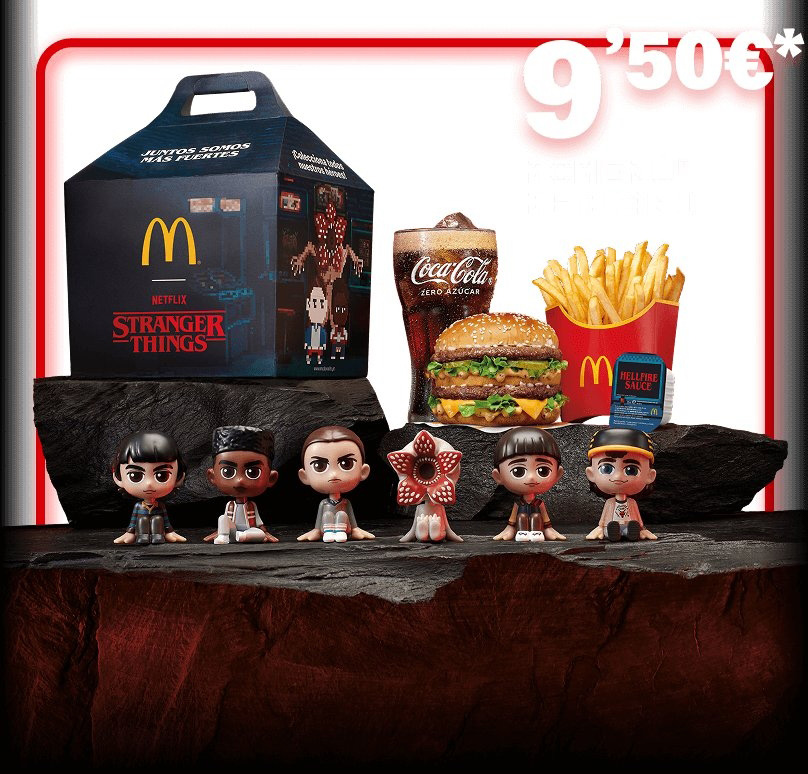 マクドナルド×『ストレンジャー・シングス』：6種のフィギュア付き