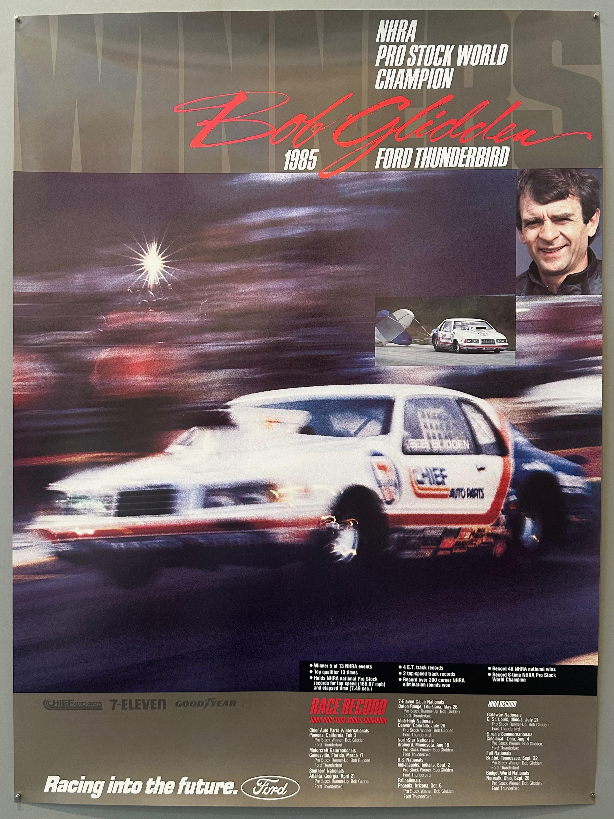 NHRA Pro Stock World Champion Bob Glidden Poster – Poster Museum