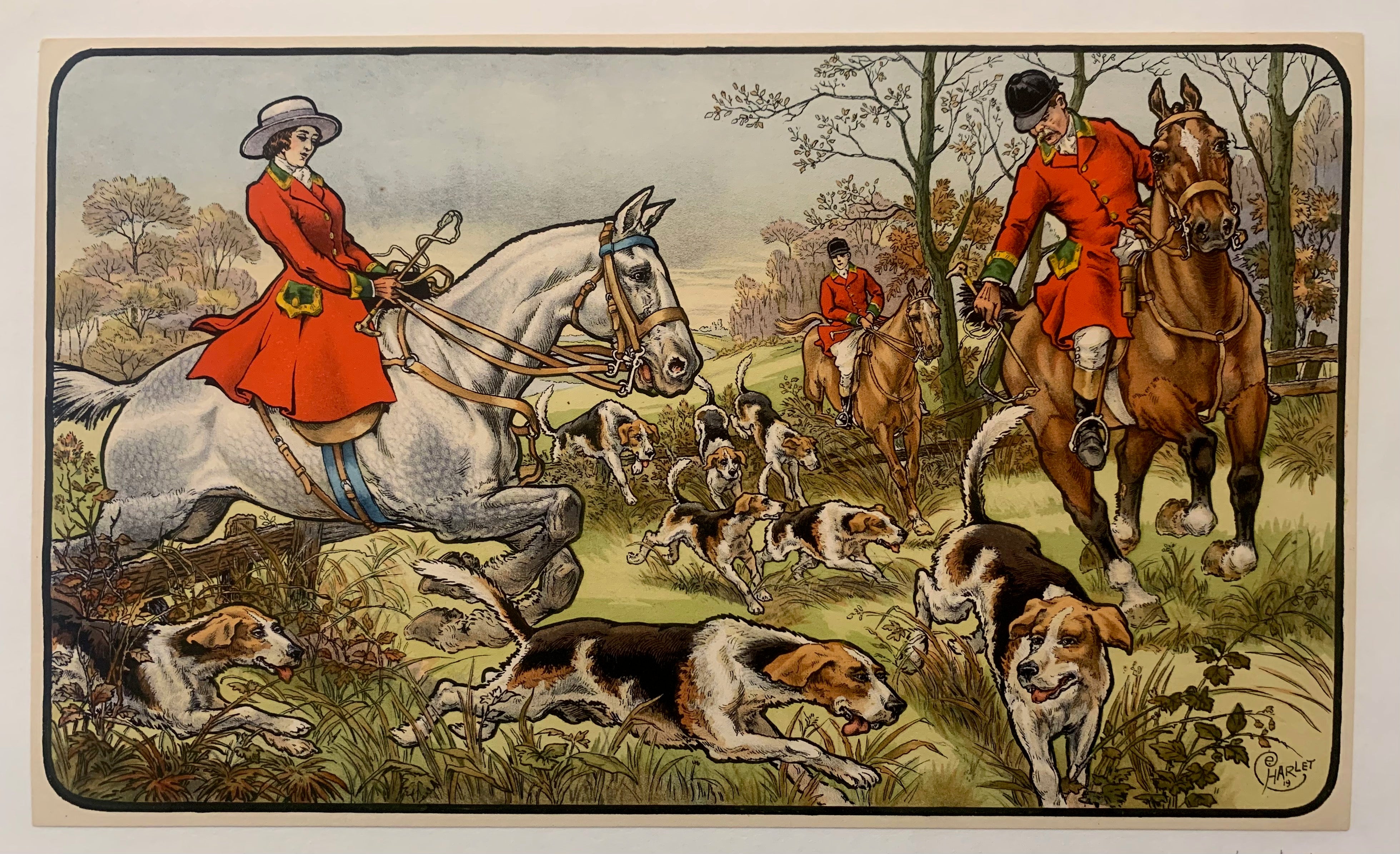 English Fox Hunting Poster ✓ – Poster Museum