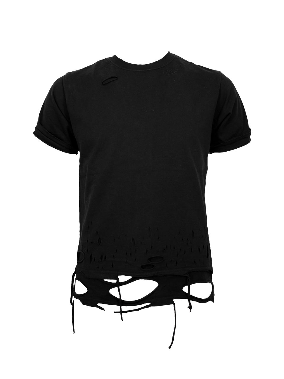 Rosen Kreuz】BOXY FIT LAYERED DAMAGE TEE – PRESSING WEB SHOP