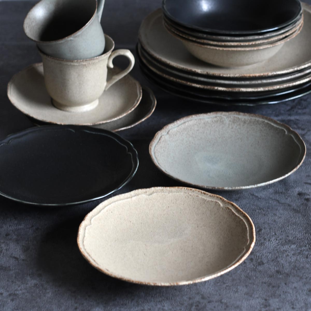 Rinka-驚きの超軽量食器- 梨花リンカプレート16.5cm RN1601 4色