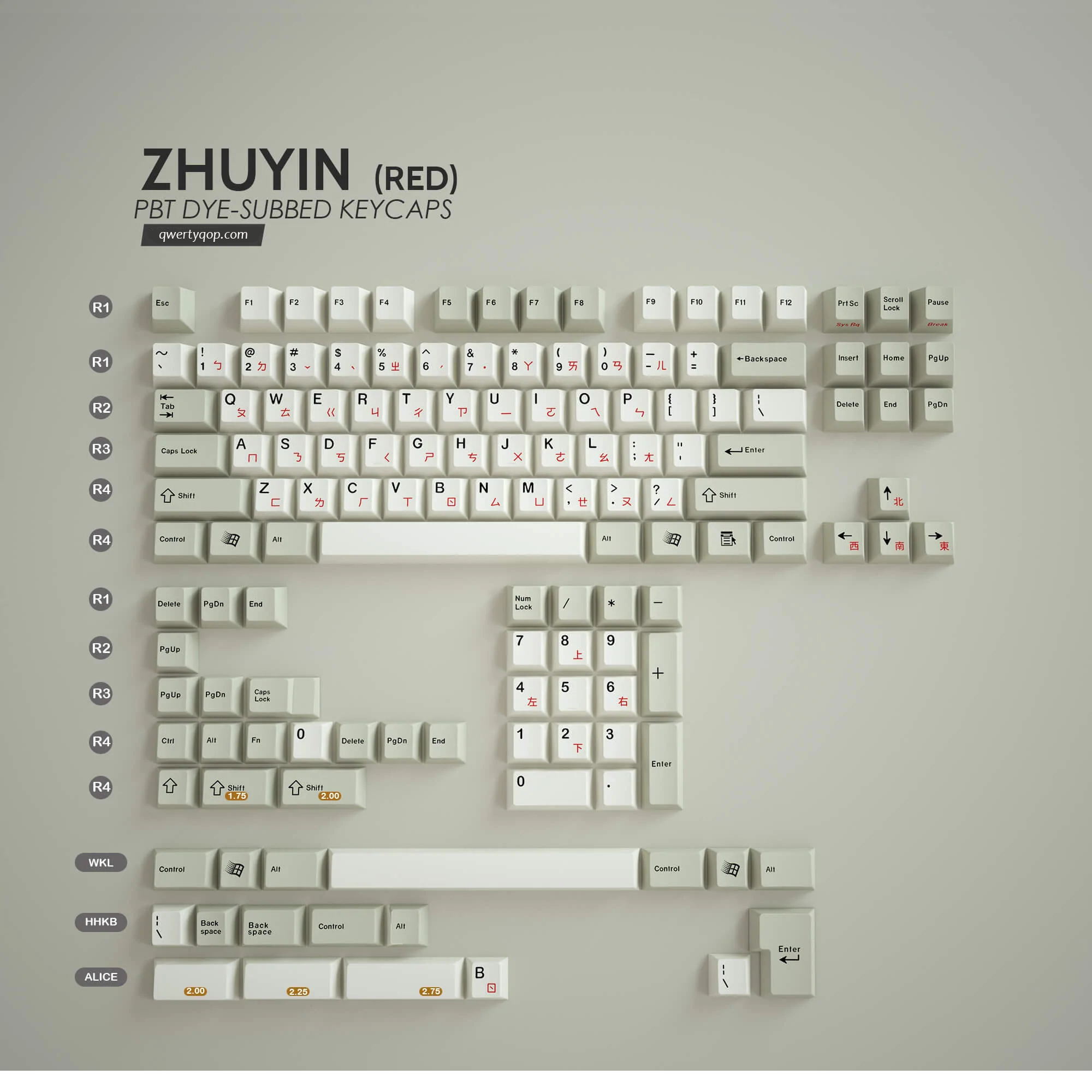 XMI PBT キーキャップ V3 – qwertyqop