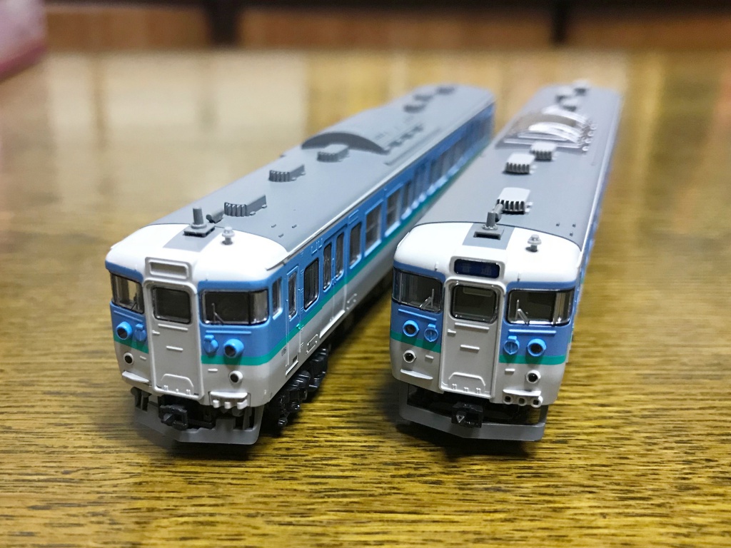 KATO 115系長野色を比べてみる。: ラビットのおもちゃ箱的なブログ