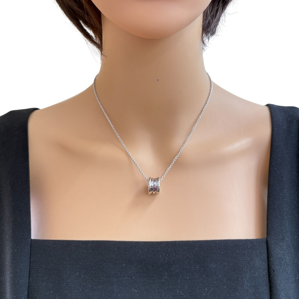 BVLGARI B-zero1. Necklace 18K K18 White Gold Ladies Used – 【公式