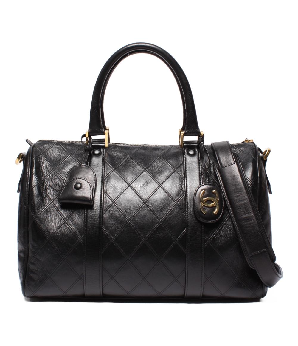 CHANEL 2way ミニボストンバッグ ハンドバッグ ショルダーバッグ