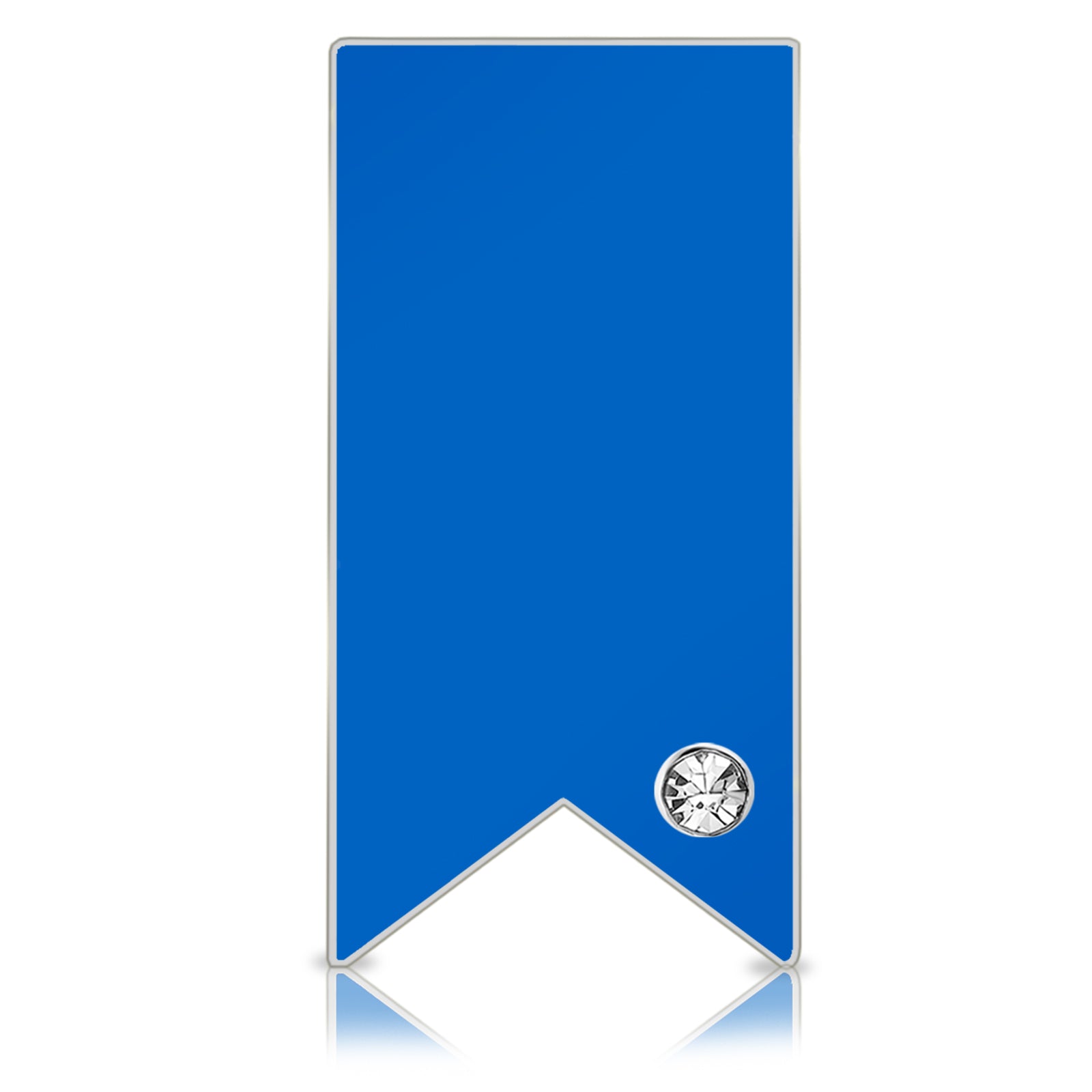 ブルーリボン ピンバッジ 長方形 ピンズ ピンバッチ バッチ 青 拉致