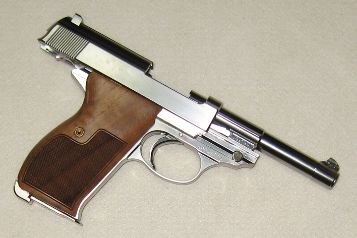 ○MARUZEN ワルサー P38 ガスガン ac40○木製グリップおまけ