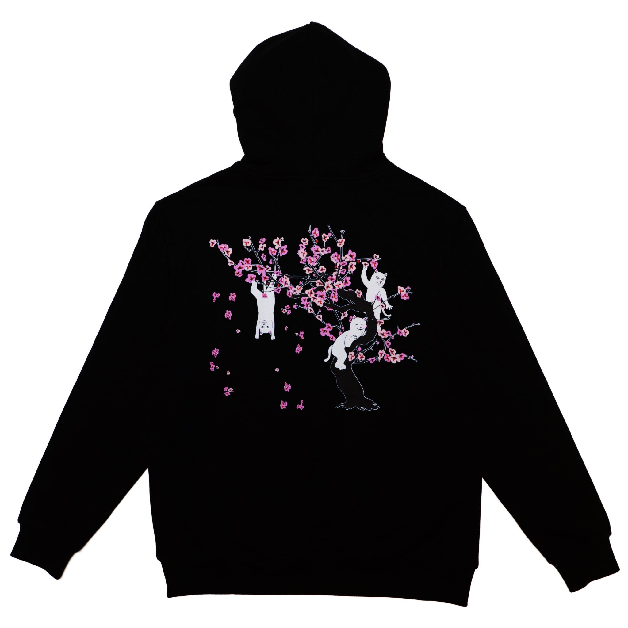CHERRY BLOSSOM HOODIE (BLACK) – RIPNDIP TOKYO