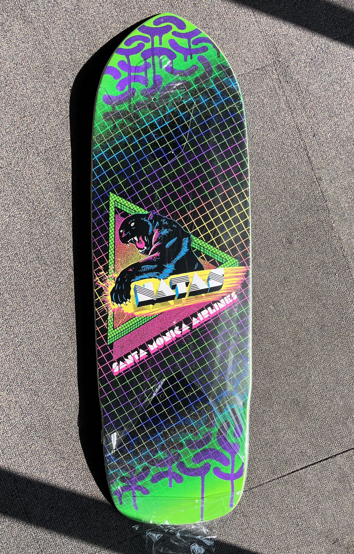 Santa Monica Airlines Natas Kaupas Neon Classic Deck (w/ Natas