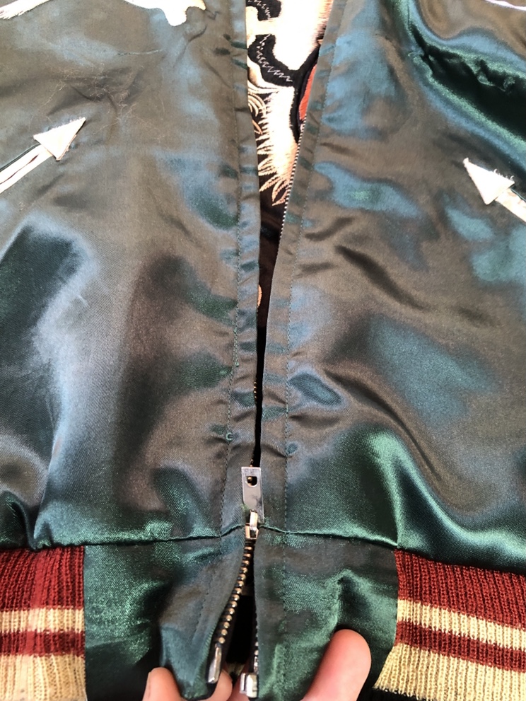 東洋スカジャン ジッパー修理 | rongo rongo SHOP BLOG