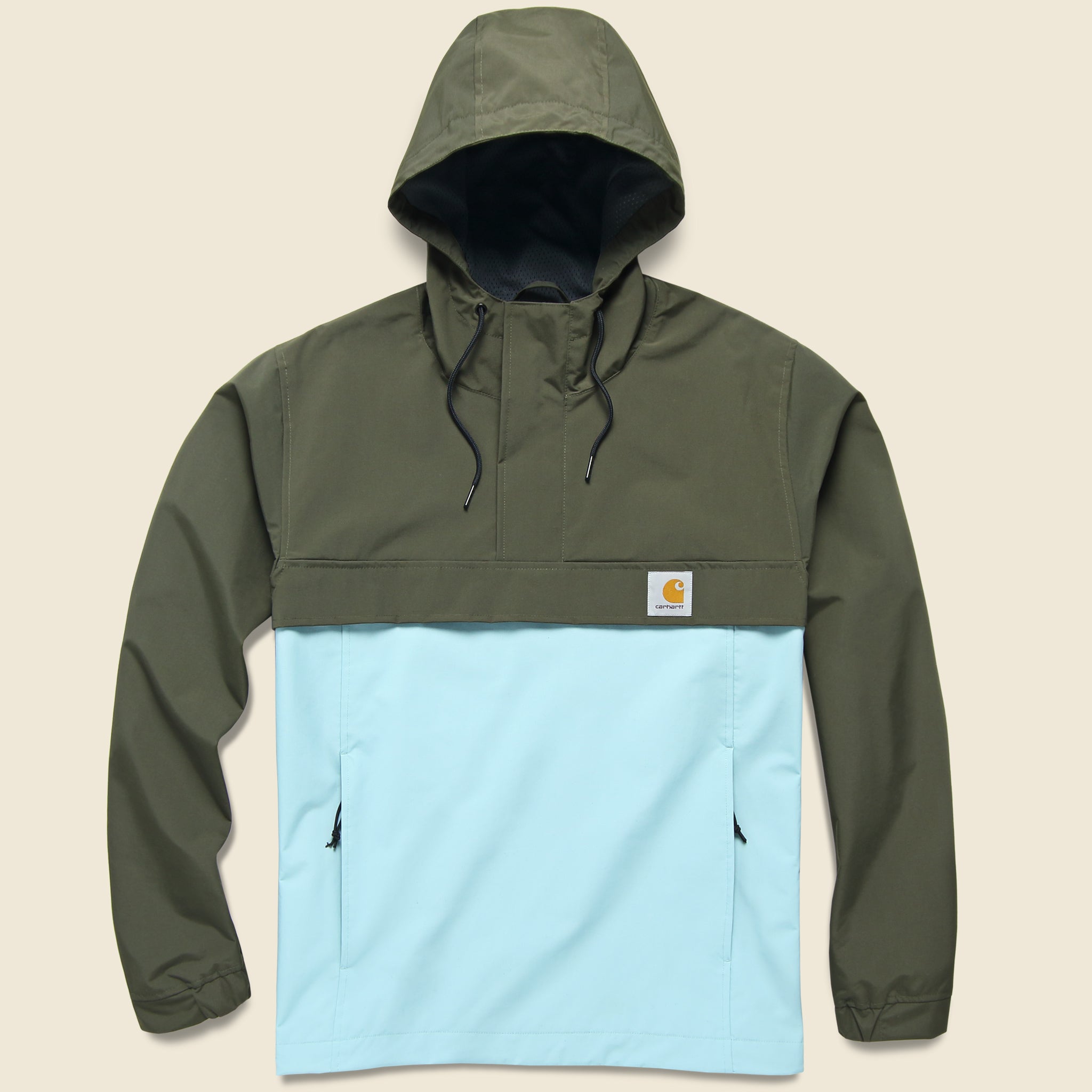 Nimbus Two Tone Pullover - Cypress/Soft Aloe