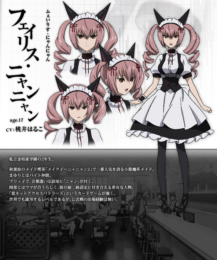 フェイリス・ニャンニャン | TVアニメ『STEINS;GATE（シュタインズ