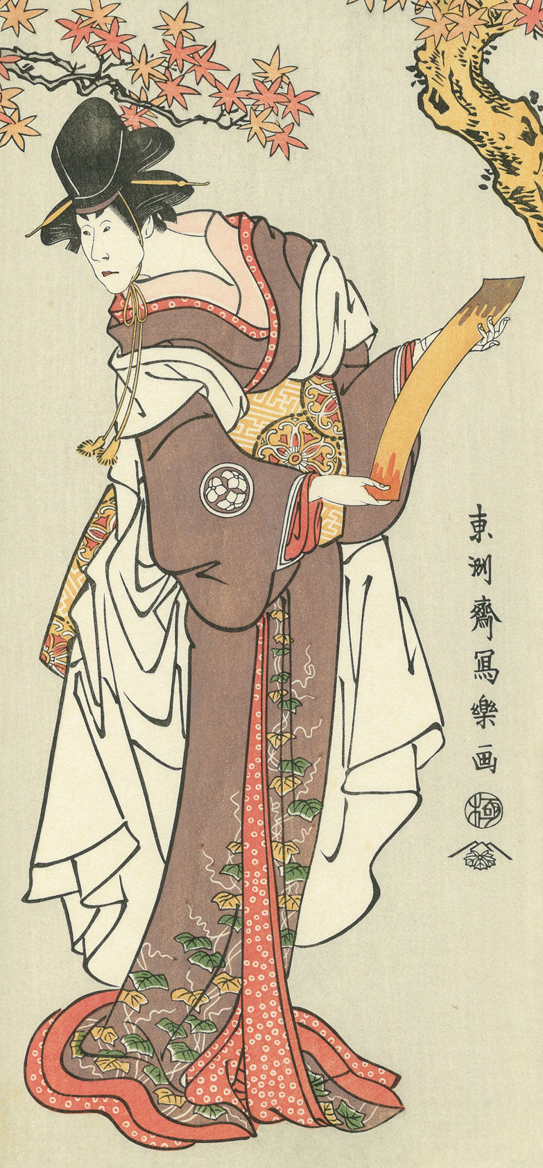 Toshusai Sharaku（東洲斎写楽） 東洲斎写楽「二代目小佐川常世 仕丁姿