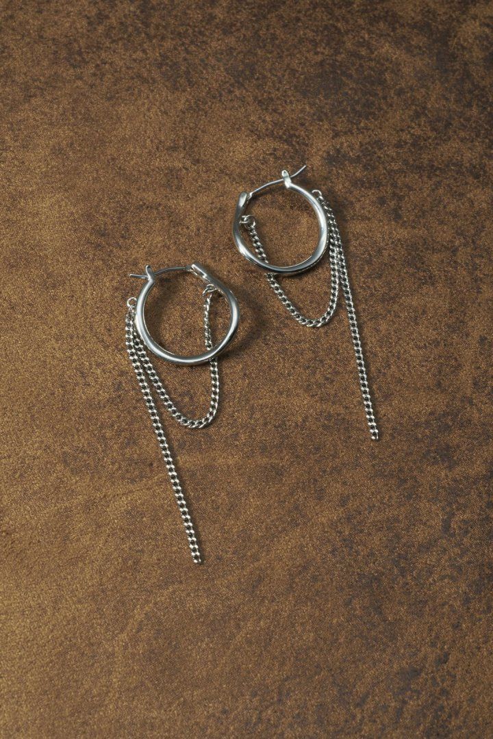 ニュアンス ハング チェーン フープ ピアス – GOLDY Onlinestore