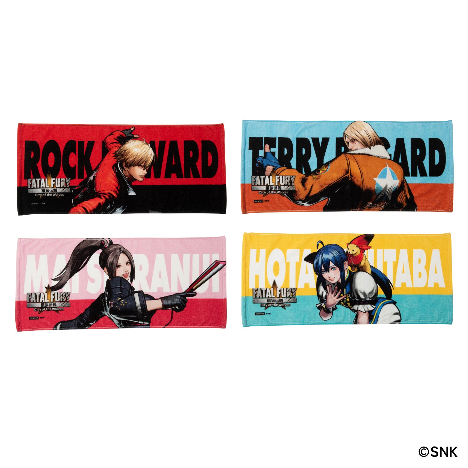 全4種】餓狼伝説 サポータータオル – GRAPHT OFFICIAL STORE