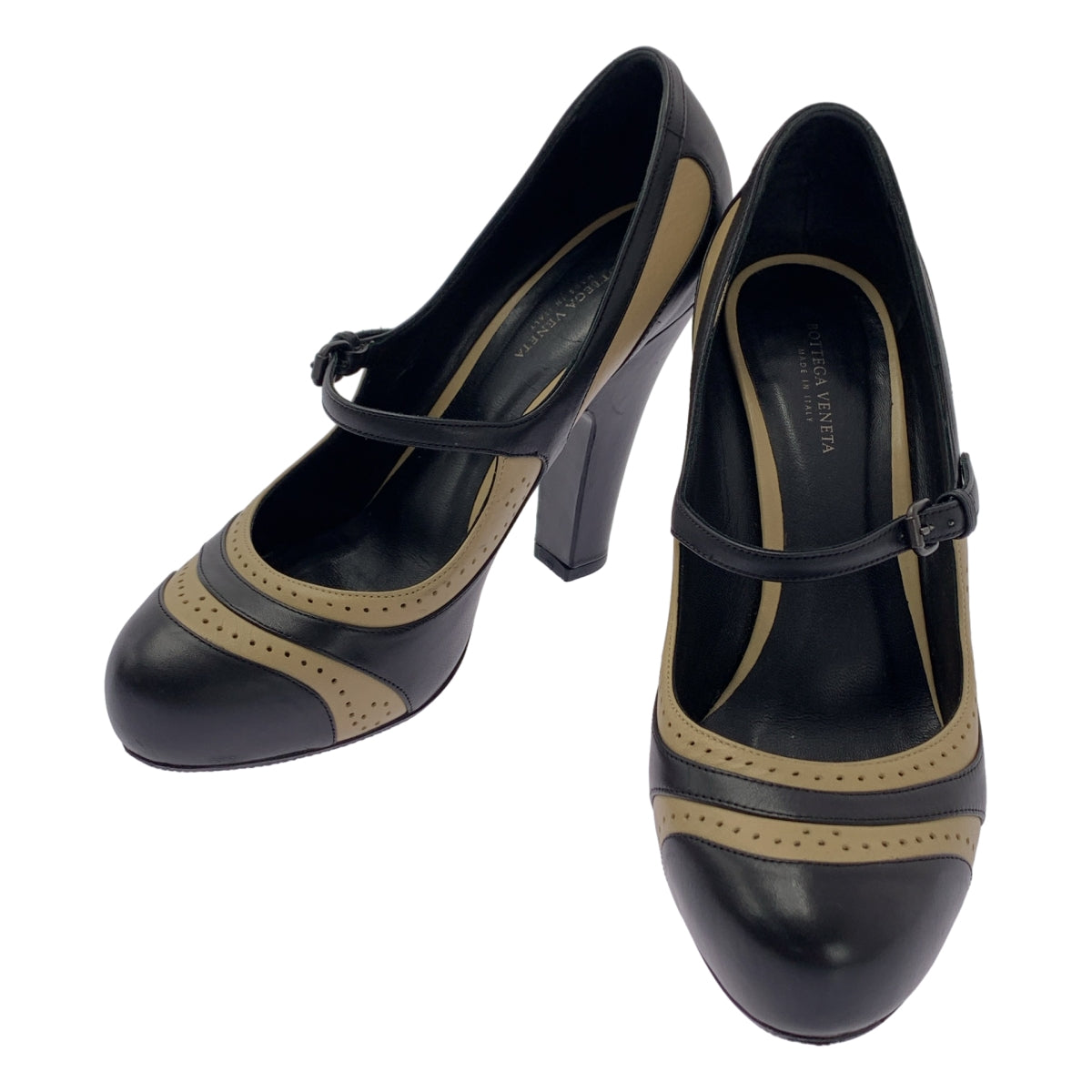 BOTTEGA VENETA / ボッテガヴェネタ | レザー バイカラー ストラップ