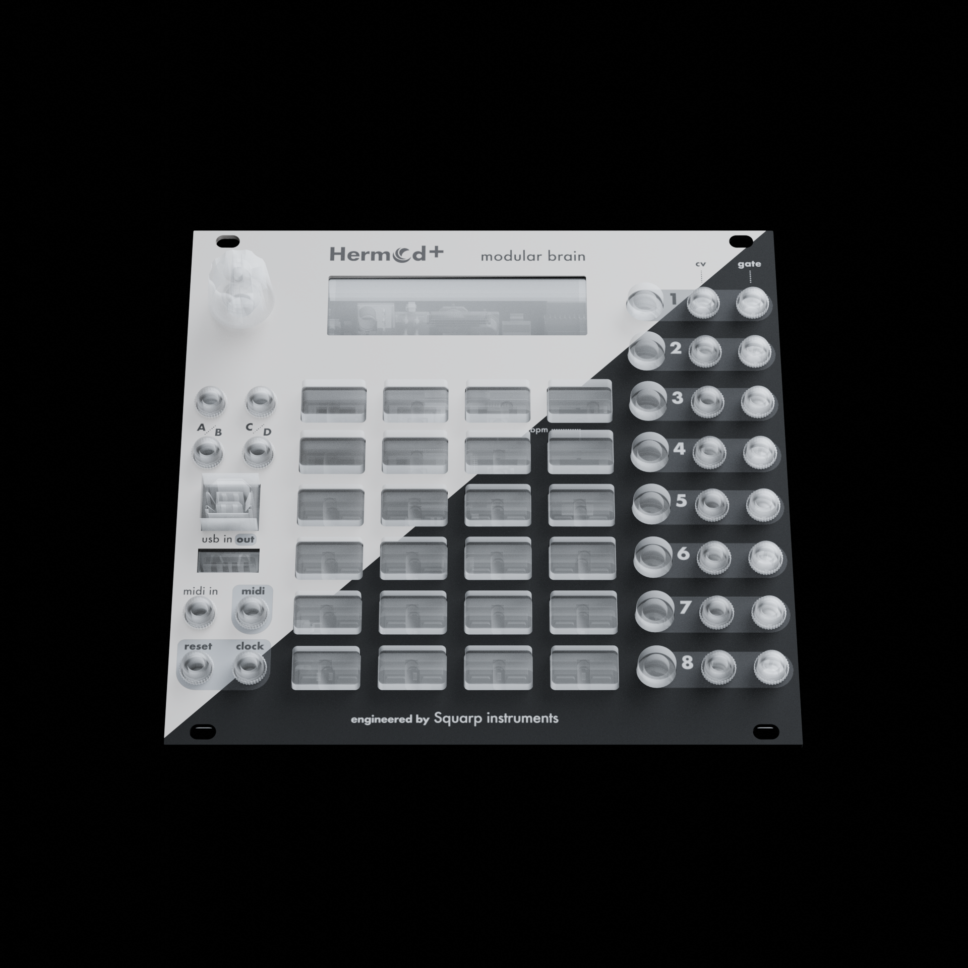 Faceplate – Hermod+ – squarpinstruments