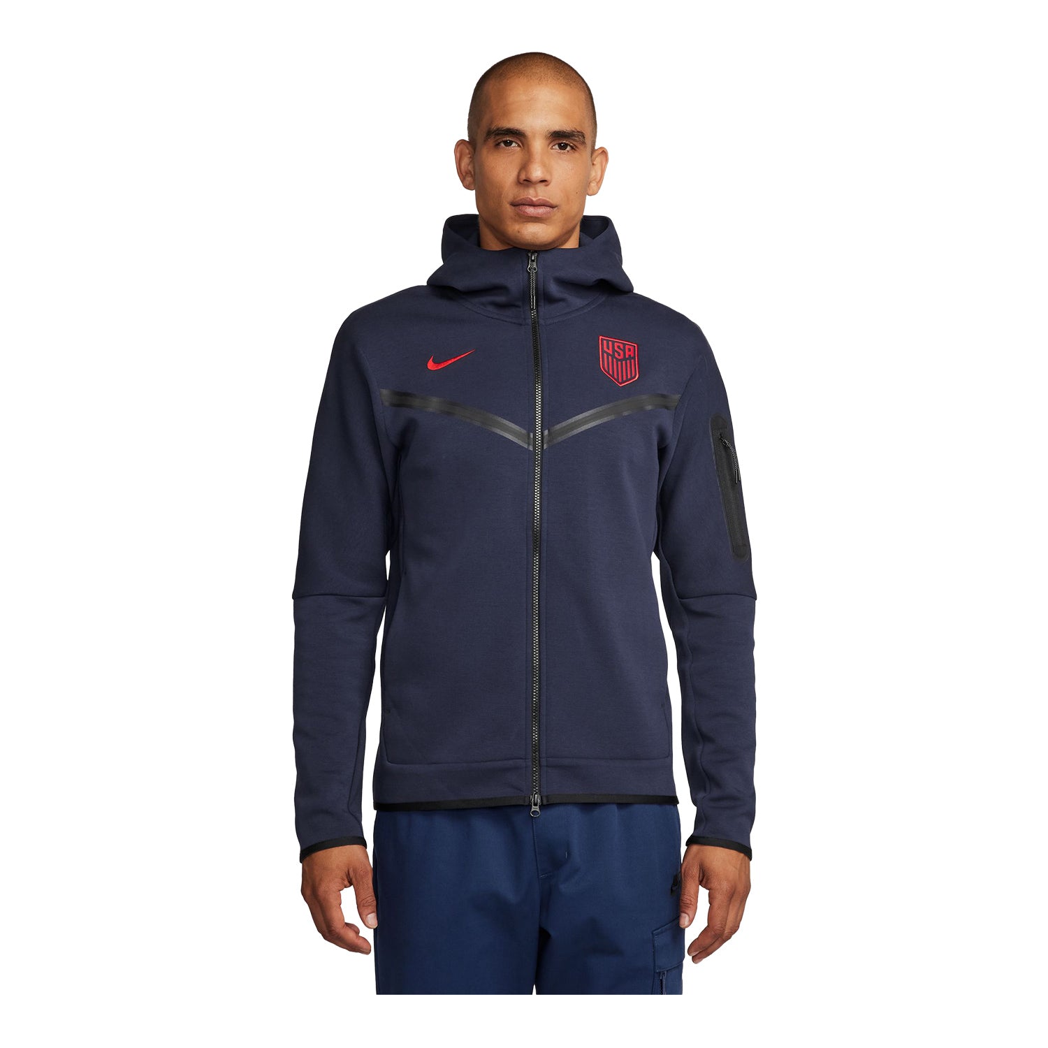 Men's Nike USA Tech Fleece Full-Zip Navy Jacket – U.S. Soccer Store®