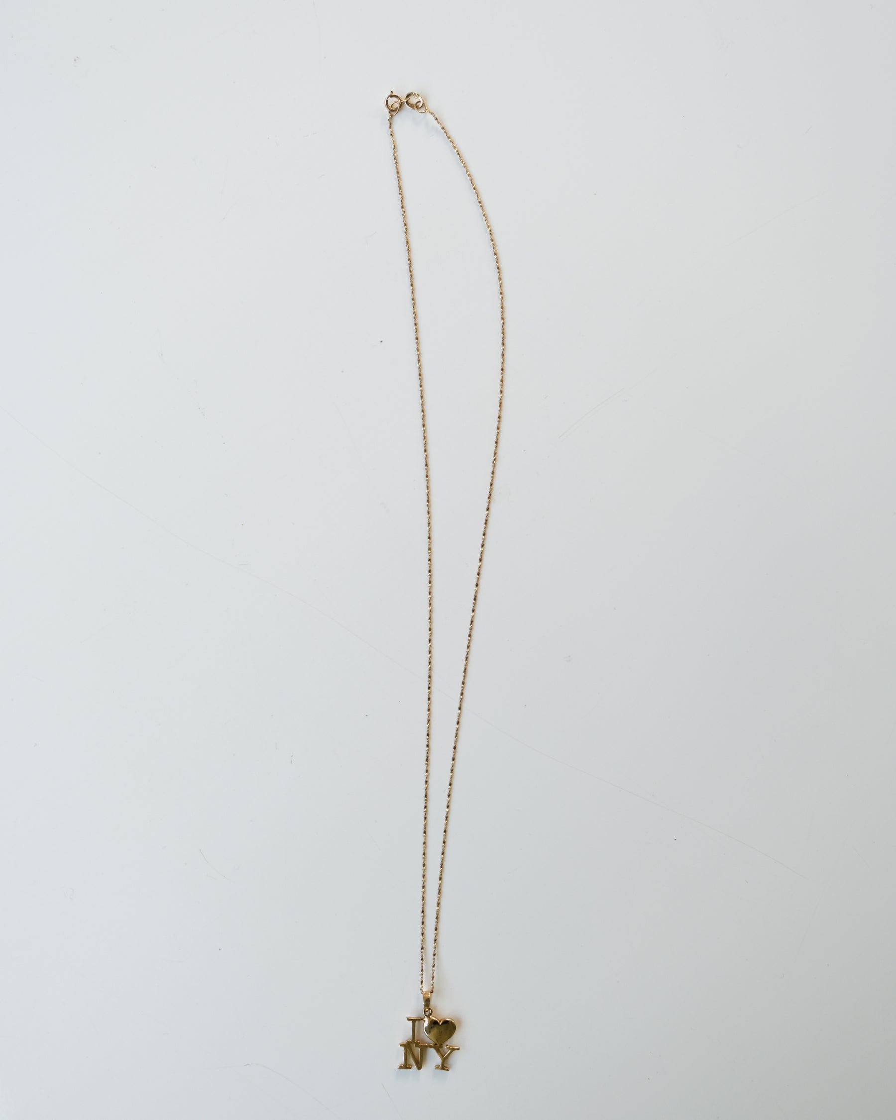 14k Gold Necklace -I LOVE NY- – studiolab404.com