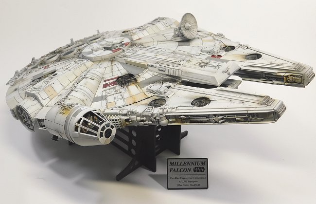 ファインモールド 1/72 ミレニアム・ファルコン_3