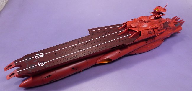 ゲルバデス級航宙戦闘母艦 「ダロルド」 1/1000