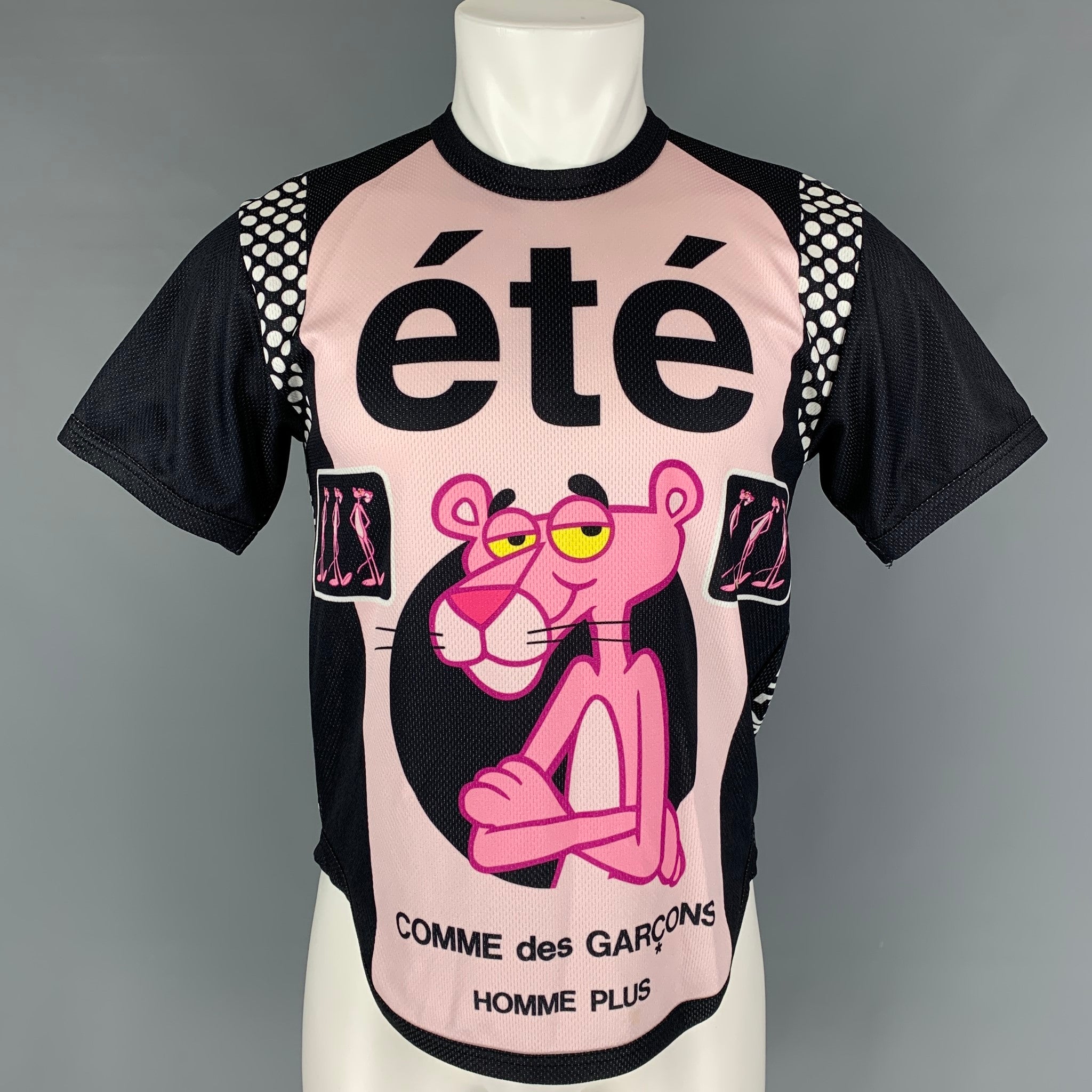 COMME des GARCONS HOMME PLUS SS 2005 Size M Pink Black Pink