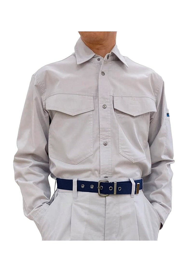 5431（5331）CVC長袖作業シャツ【全サイズ同一価格】- 作業服の