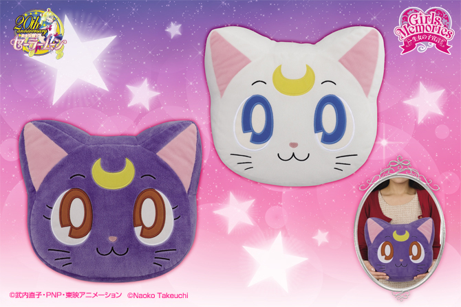 美少女戦士セーラームーン でっかいころりん顔型クッション：美少女