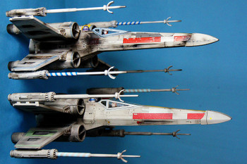 X-WING 1/72 BANDAI VS Finemolds: ちまちまやってる