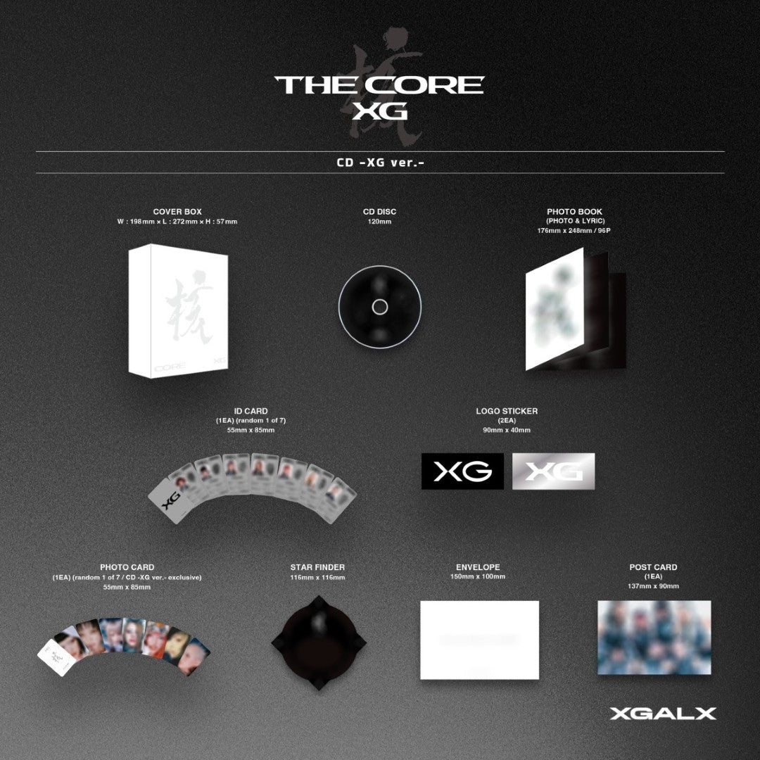 先着特典】XG／THE CORE - 核＜CD＞（CD -XG ver.-(初回盤))［Z-16793