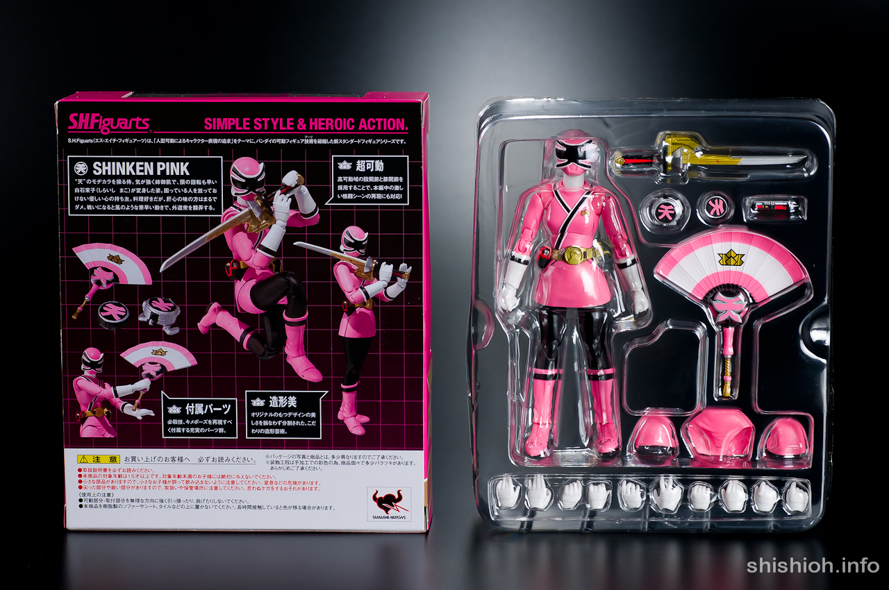 レビュー】 バンダイ 魂ウェブ商店 S.H.Figuarts シンケンピンク [侍