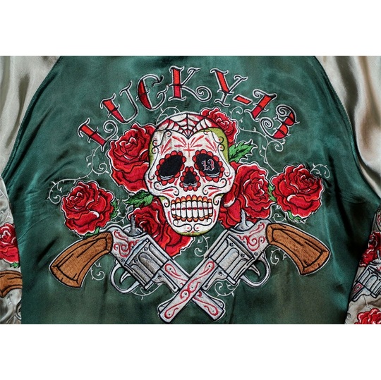 LUCKY13,ラッキー13,スカジャン(シュガースカル) 商品詳細