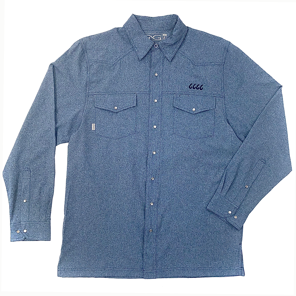 GG Deep Water LS Pearl Snap Shirt – Shop 6666 Ranch