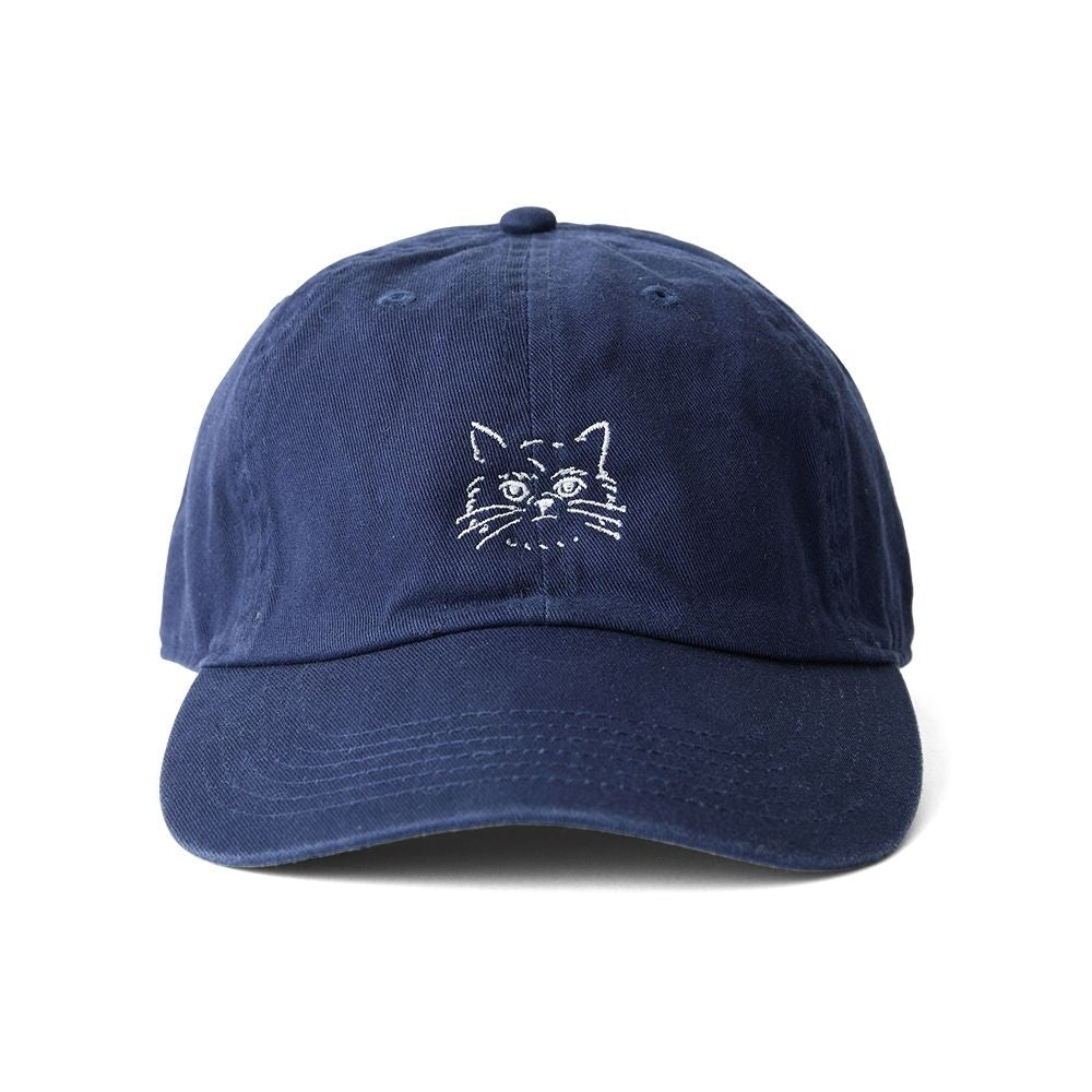 N+Ecology(ネコロジー) 【NE-0022061 猫刺繍キャップ Ⅱ】ネイビー