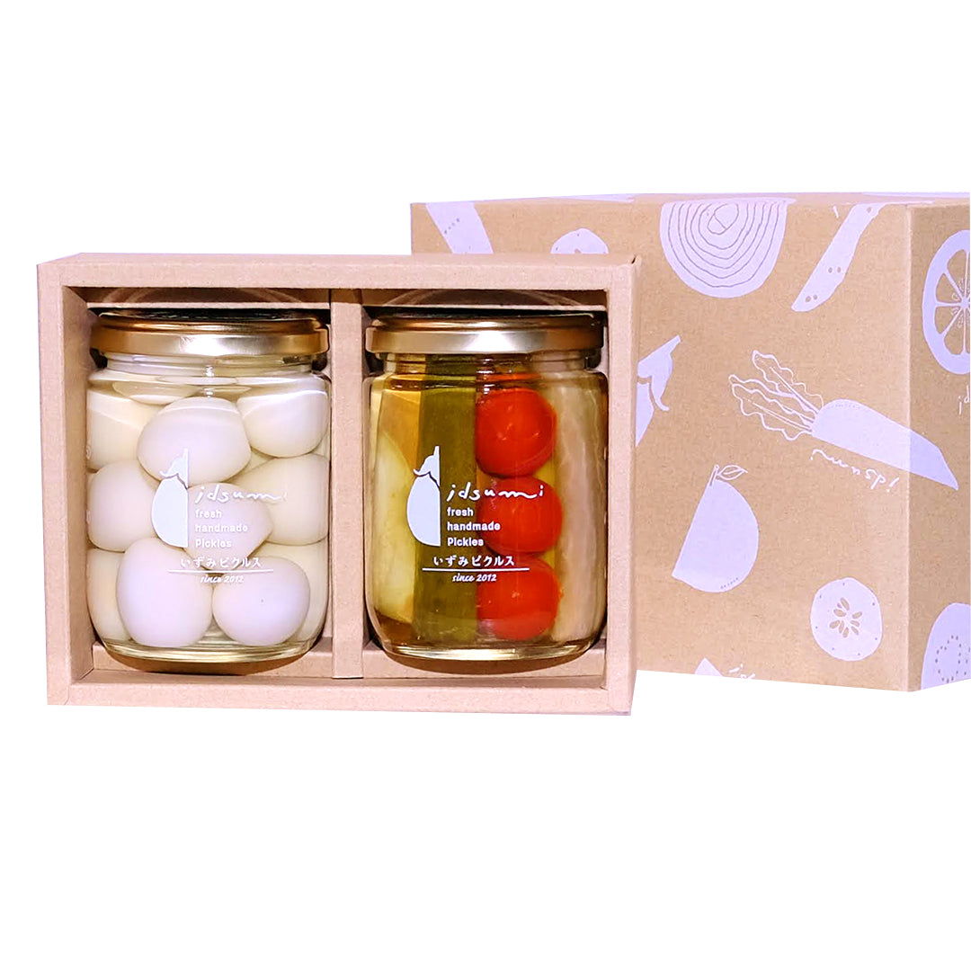 ギフトボックス（通常瓶2本用） – いずみピクルス｜泉州野菜を使った