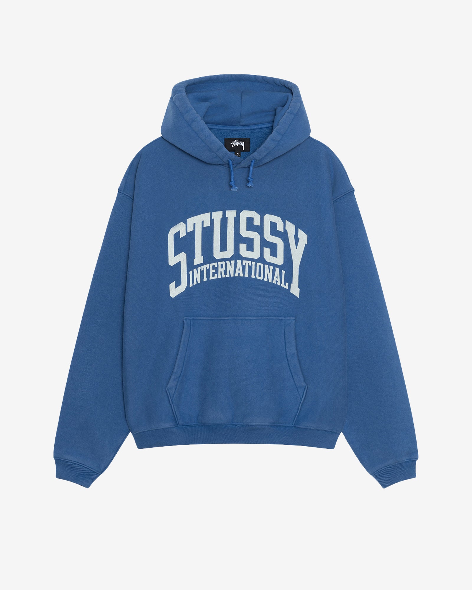 Stüssy: Men's Stüssy Intl Relaxed Hoodie (Blue) | DSMNY E-SHOP