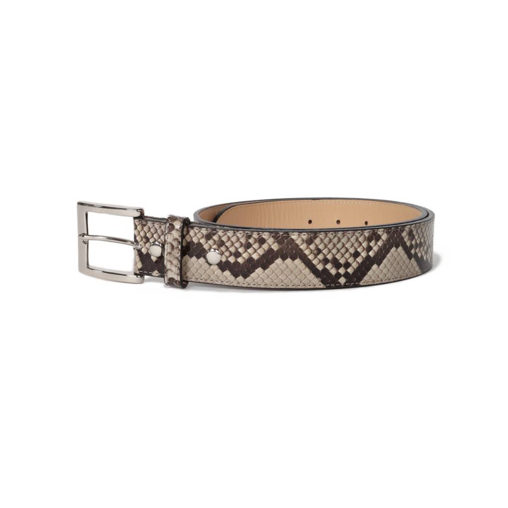 PYTHON LEATHER BELT #WHITE [WMGP-BL01]_WACKO MARIA | ワコマリア