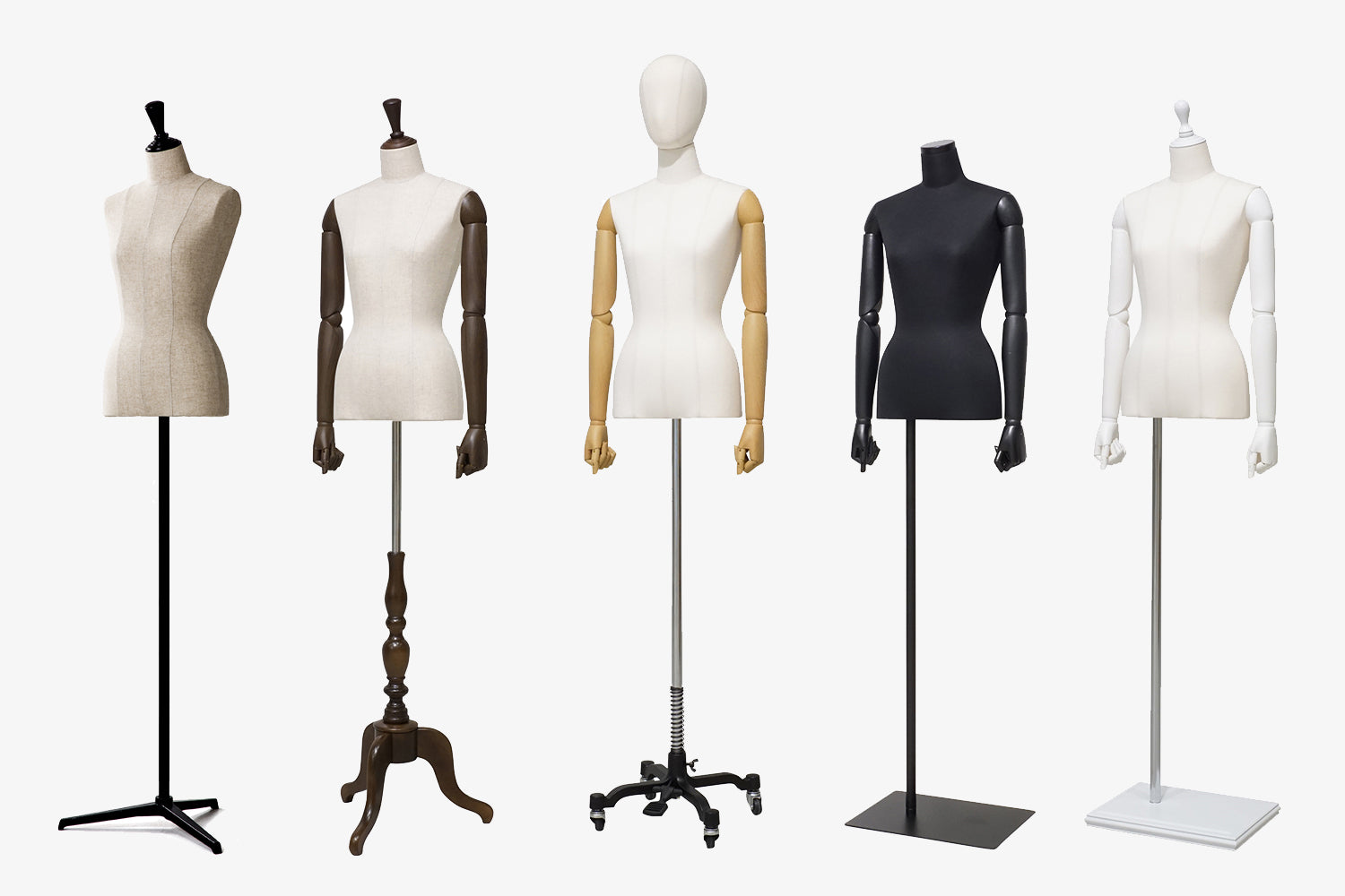 選べるトルソー、フルオーダーも｜おしゃれな什器の企画・製造・販売