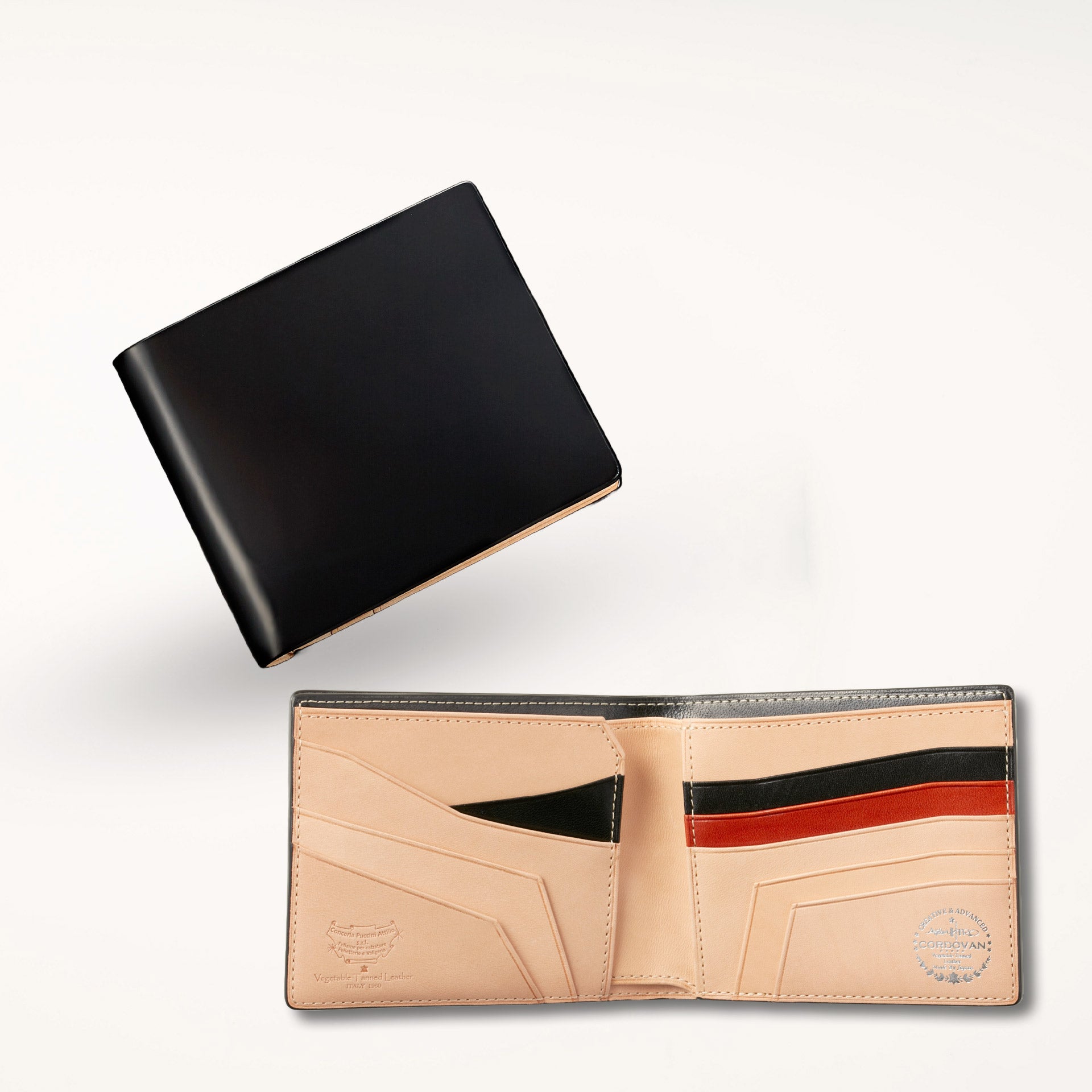 アトリエ・ヒロ コードバンプレミアム 二つ折り財布（純札入れ