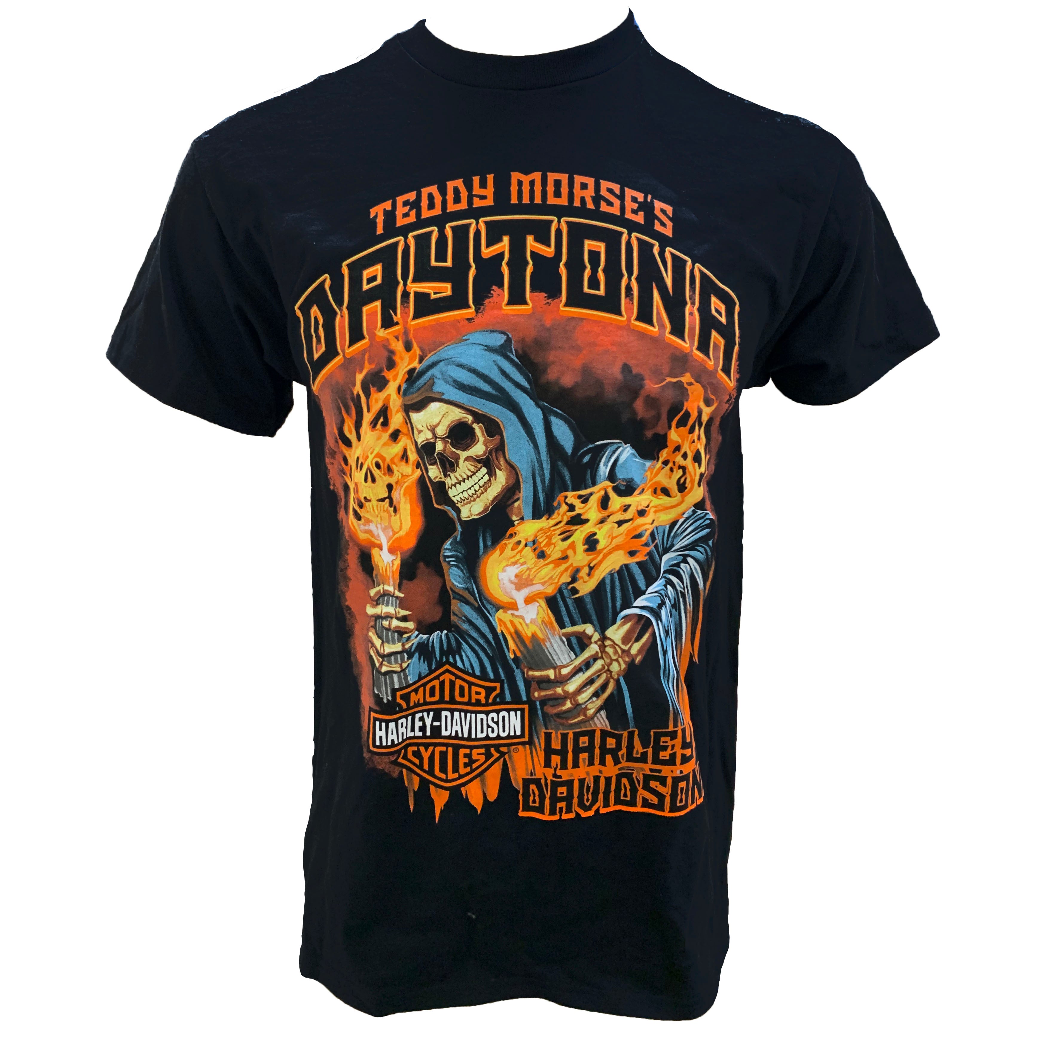 Teddy Morse's Daytona Harley-Davidson Men's Grim Reaper Bob Short Slee