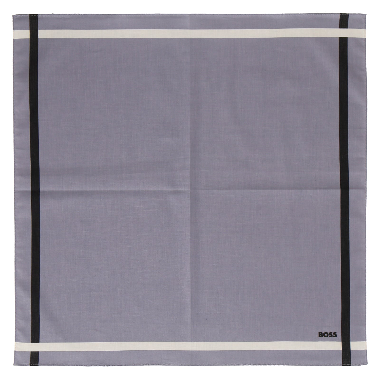 紳士プリントハンカチ #142b グレー – INTERMODE KAWABE