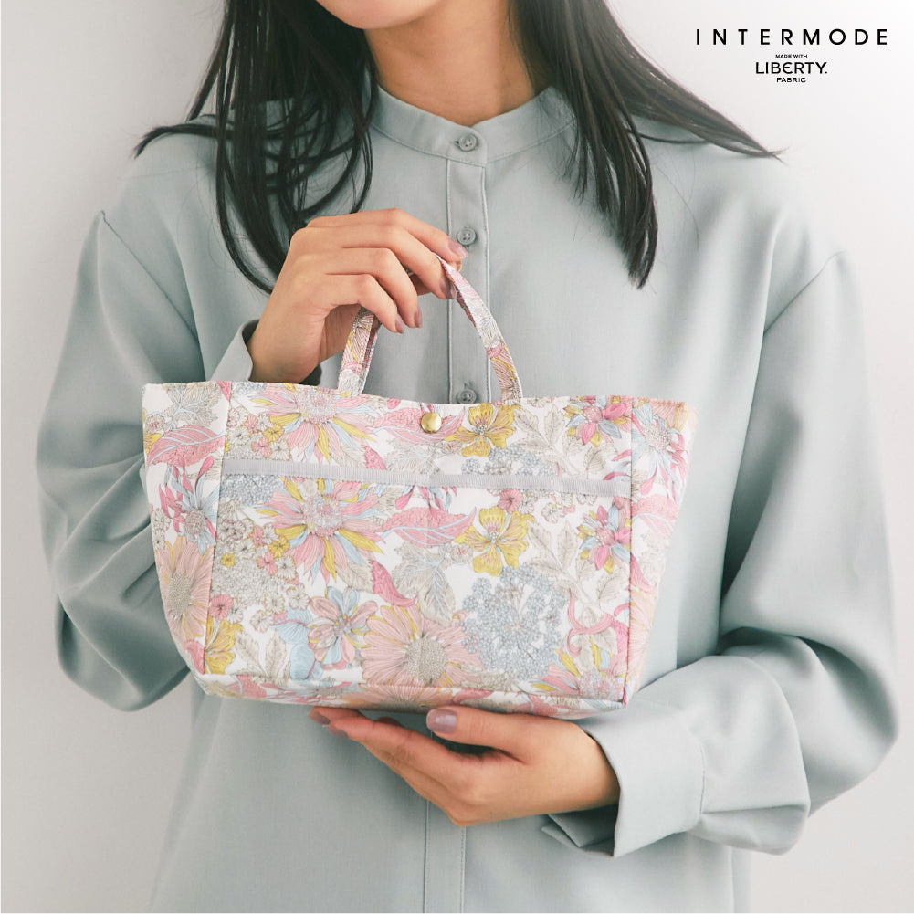 リバティプリント バッグインバッグ #187f Angelica Garla ライト