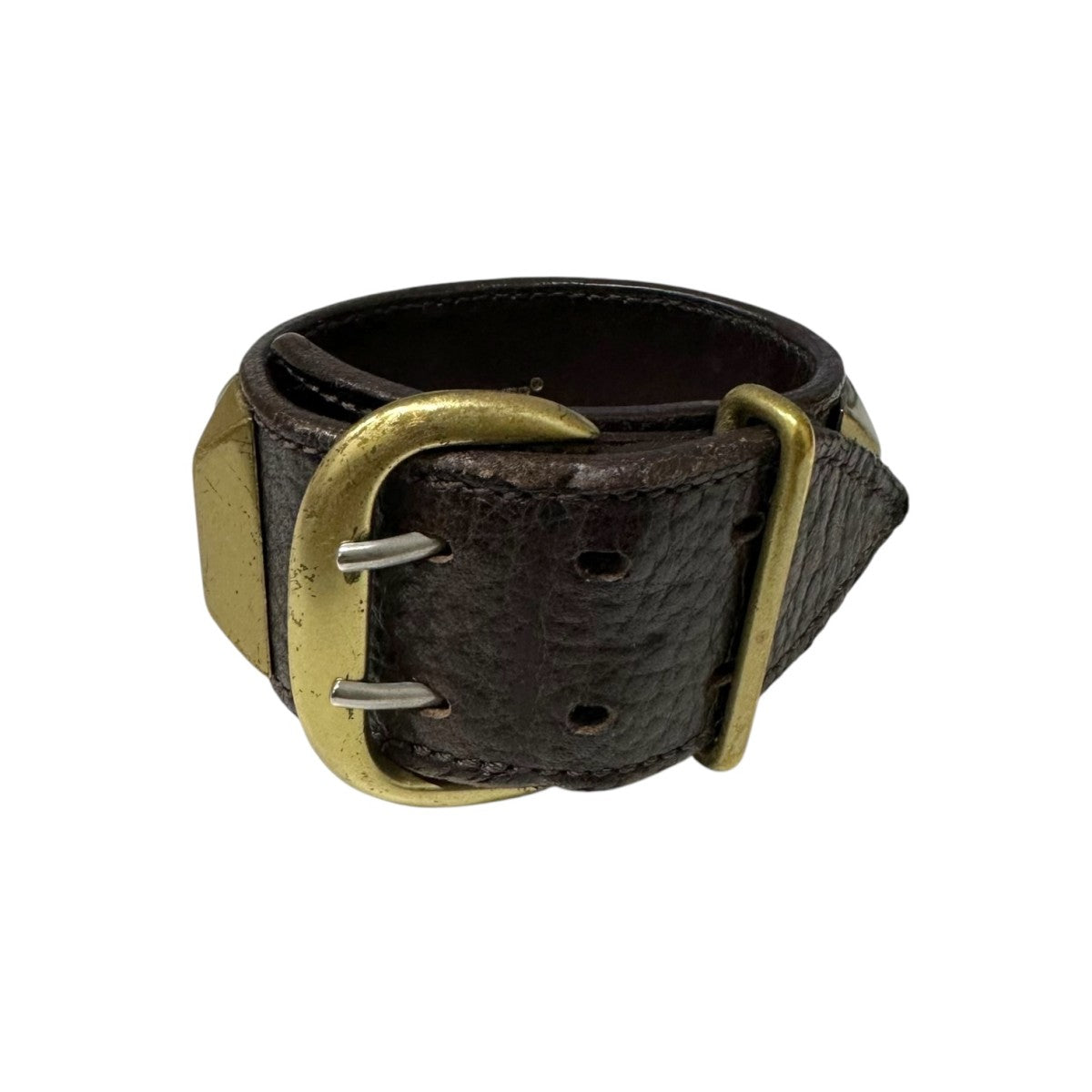 UNDERCOVER(アンダーカバー) スタッズレザーブレスバングルUC1D4A02 F