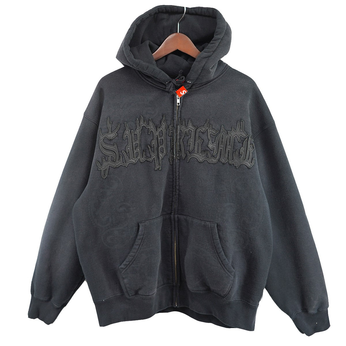 Supreme(シュプリーム) 25SS Leather Applique Zip Up Hooded